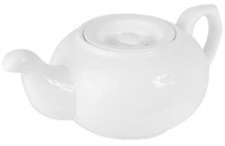 Чайник заварочный KunstWerk Paula белый 900 мл, L 210 мм, D 75 мм, H 90 мм