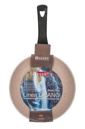 Сковорода Regent Inox 24 см Linea GRANO 93-AL-GR-1-24