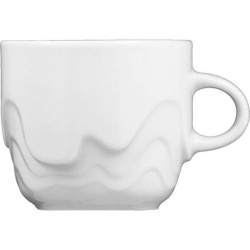 Чашка кофейная G.BENEDIKT Мелодия 110 мл, d61 мм, h55 мм фарфор белый