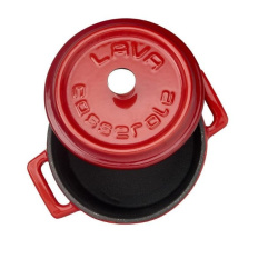 Кокотница LAVA TRENDY SERIES 0,35 л, D 100 мм, H 70 мм красная