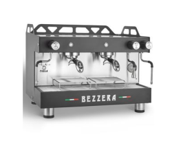 Кофемашина рожковая полуавтоматическая BEZZERA Moda PM 2GR черная матовая+экономайзер+подсветка+мультифазная