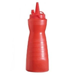 Ёмкость для соусов APS пластик, красный, 350 мл, D 6, H 20 см