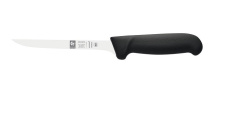 Нож обвалочный Icel SAFE изогнутый (узкое гибкое лезвие) черный 150/285 мм.