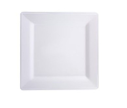 Тарелка квадратная Rubikap 22 см из полистирола белая