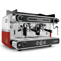 Кофемашина рожковая автоматическая Sanremo Torino SED (автомат)  2 гр. красно-белая