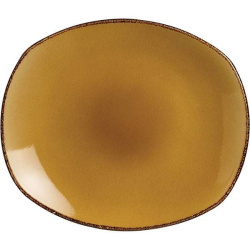 Тарелка Steelite Terramesa светло-коричневая H 30 мм. L 305 мм. B 260 мм.