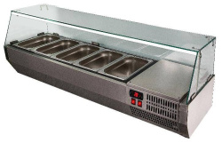 Холодильная витрина для ингредиентов POLAIR VT2v-G (1/3)
