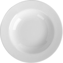Тарелка глубокая Chef&Sommelier Embassy White фарфор белый, D 23 см, 370 мл