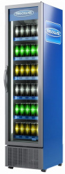 Шкаф холодильный Frigoglass Smart 360 (R290) (сер.корпус,бел.кабинет,сер.рамка дв.,1Led,5полок,5ЦД)