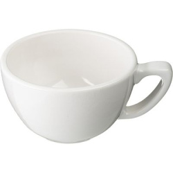 Чашка кофейная Doppio Пур-Амор фарфор 300мл D110/60, H65, L140мм, белый