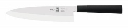 Нож японский Деба Icel TOKYO черный, для левши 210/350 мм.
