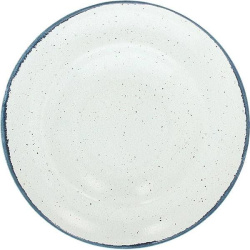Тарелка Tognana Органика d270 мм для пасты, фарфор белый, синий