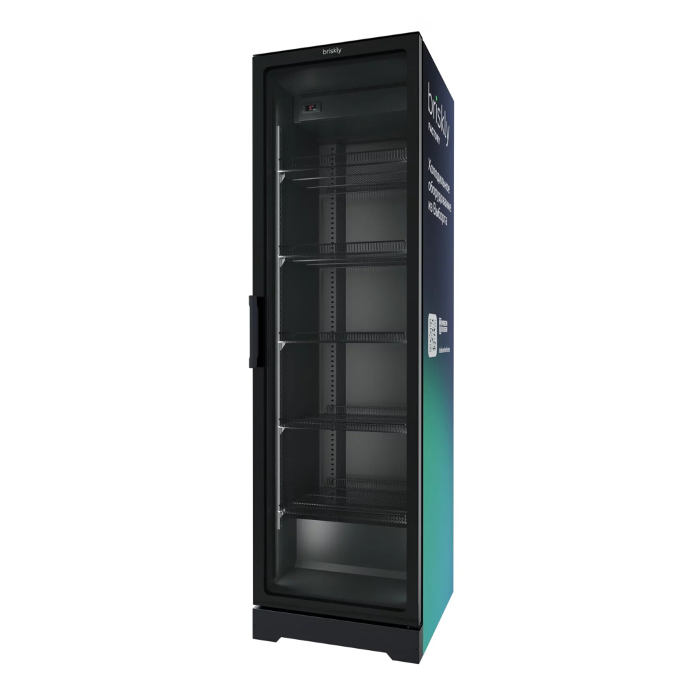 Шкаф холодильный Briskly Smart 5 Premium c безрамочной дверью (RAL 7024) – фото 2 в каталоге Санкт-Петербурга