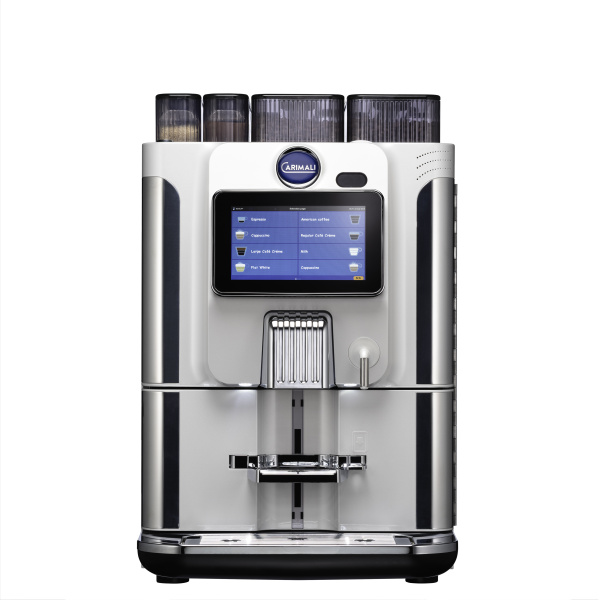 Кофемашина суперавтомат CARIMALI BlueDot Plus свежее молоко, 1 бункер для зерна, 3 бункера для порошков