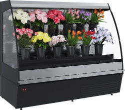 Холодильная горка для цветов Carboma F16-08 VM 1,3-2 0020 FLORA (9005)