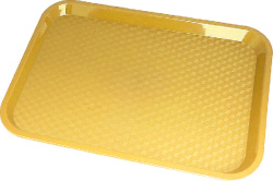 Поднос из полипропилена Cambro 1418FF 108 (35х45см) глубокий прямоугольный бледно-желтый