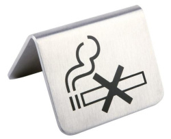 Табличка APS «Не курить» 2 шт., металл, 200 мл, H 35, L 55, B 55 мм