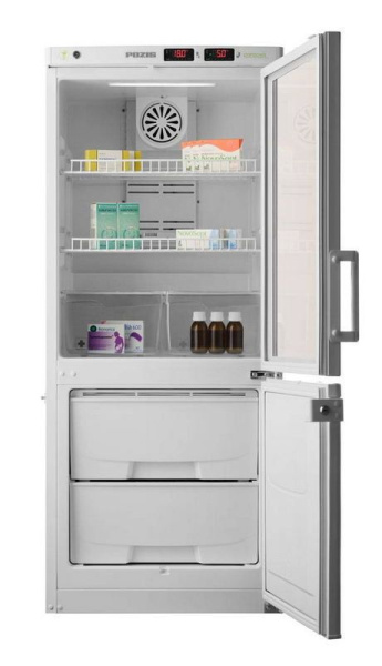Холодильник комбинированный лабораторный POZIS ХЛ-250 тонированное стекло