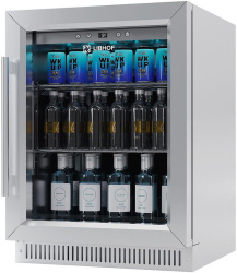 Шкаф барный холодильный Libhof CMB-113 silver