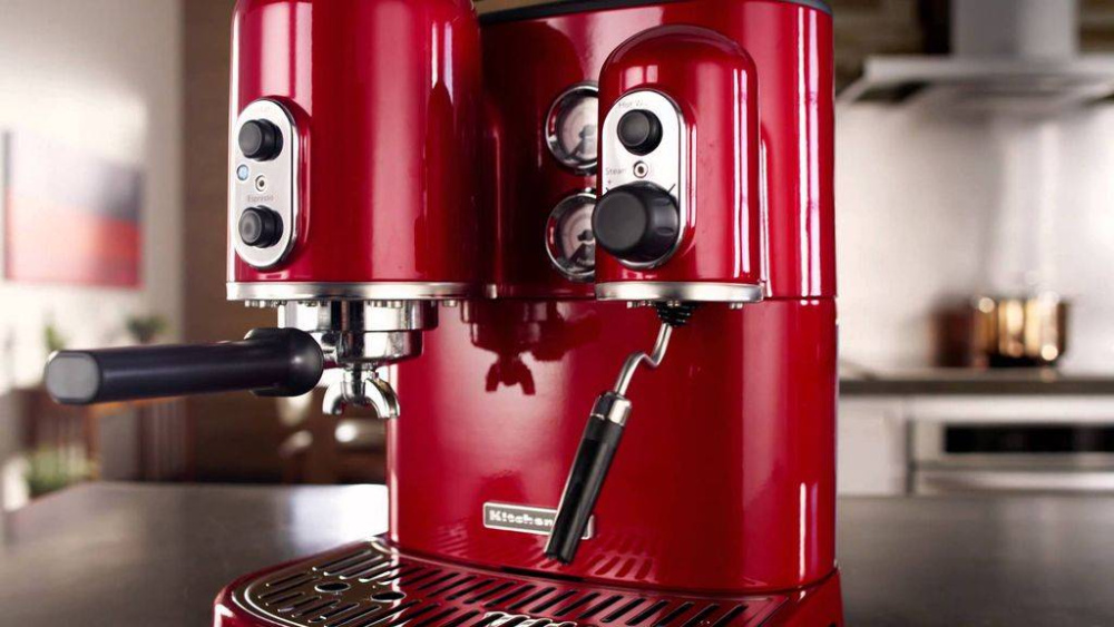 Кофемашина рожковая KitchenAid Artisan 5KES2102EER Espresso красная – фото 7 в каталоге Санкт-Петербурга