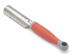 Нож для вырезания сердцевины De Buyer красный L 250 мм, B 30 мм, H 30 мм, D 30 мм