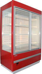 Холодильная горка мясная Carboma FC20-07 VV 0,7-1 STANDARD (фронт X5) (9006-9005 цвет серо-черный)