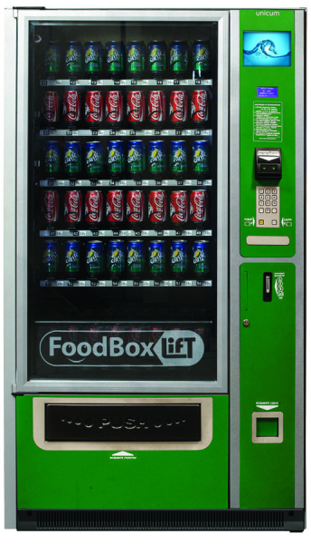 Аппарат вендинговый для упакованной продукции Unicum Food Box Lift