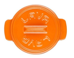 Кокотница LAVA FOLK SERIES 0,3 л, D 90 мм, H 60 мм оранжевая