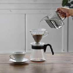 Набор для заваривания кофе с чайником "Пеликан", Hario VDAP-02-BLM