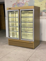 Шкаф морозильный GLACIER ВВ-1000 стеклянная подогреваемая дверь