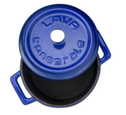 Кокотница LAVA TRENDY SERIES 0,35 л, D 100 мм, H 70 мм синяя