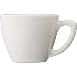 Чашка кофейная Doppio Пур-Амор фарфор 80мл D66/40, H55, L90мм, белый