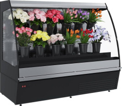 Холодильная горка для цветов Carboma F16-08 VM 1,3-2 0020 FLORA (индивидуальное исполнение)