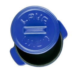 Кокотница LAVA FOLK SERIES 0,3 л, D 90 мм, H 60 мм синяя