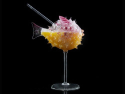 Бокал для коктейлей 100% Chef «Фугу»; стекло боросилик., прозрачное 250 мл, H 22, L16, B 10 см