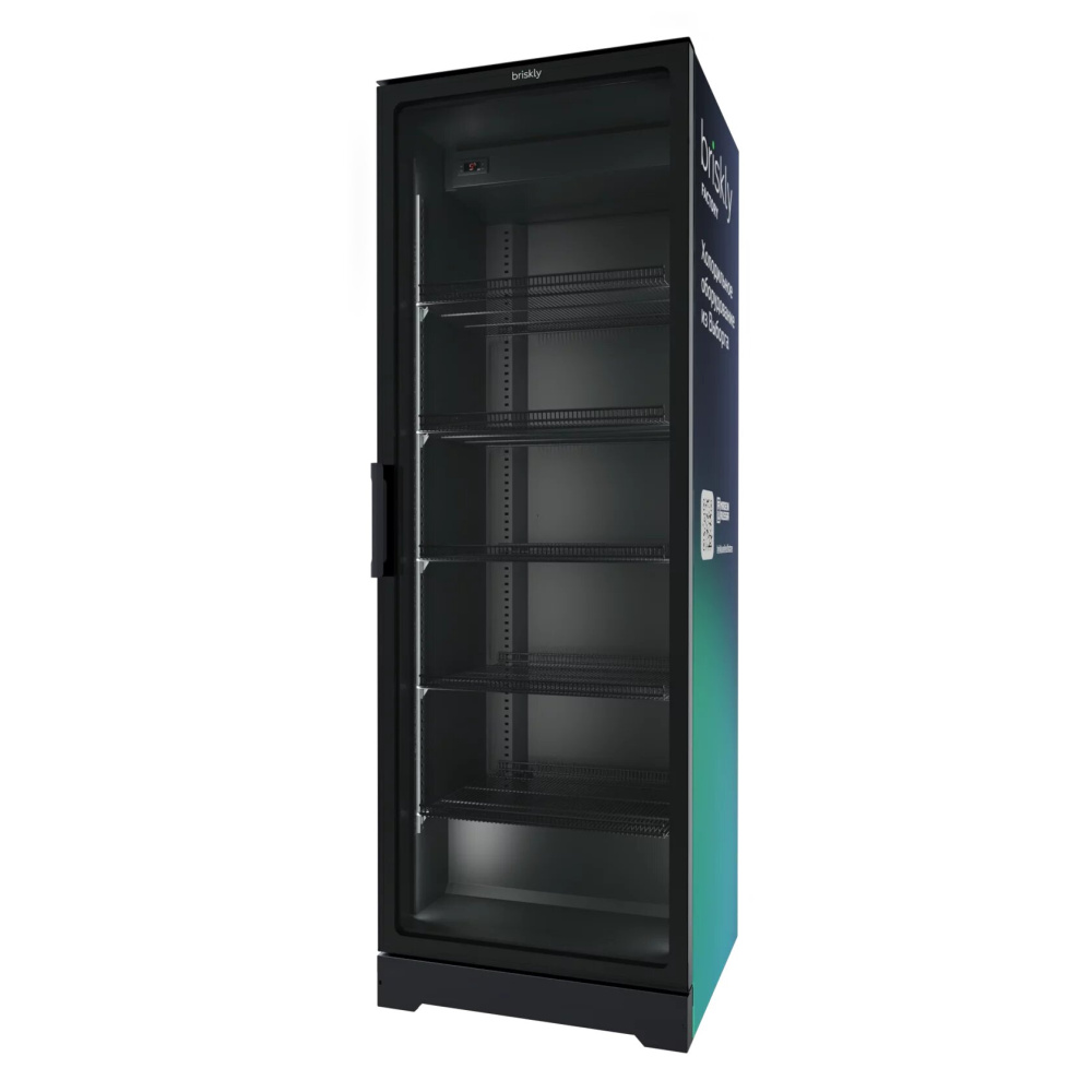 Шкаф холодильный Briskly Smart 7 Premium c безрамочной дверью (RAL 7024) – фото 2 в каталоге Санкт-Петербурга