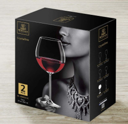 Бокал для вина Wilmax Olivia 850 мл (фирменная упаковка)