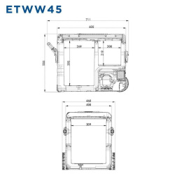 Автохолодильник Alpicool ETWW45