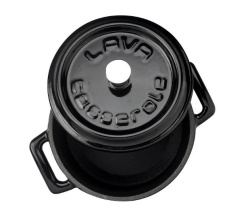 Кокотница LAVA TRENDY SERIES 0,35 л, D 100 мм, H 70 мм черная