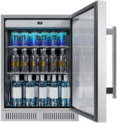 Шкаф барный холодильный Libhof CMB-113 silver
