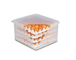 Контейнер для хранения яиц APS 8 лотков, с крышкой, 354 x 325 мм, h 20 мм