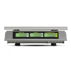 Весы торговые MERTECH MERCURY M-ER 326C-15.2 LCD без АКБ (по 6 в коробке)